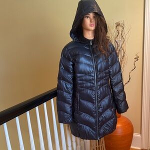 Via Spiga 🔥sale🔥navy blue fluffy coat